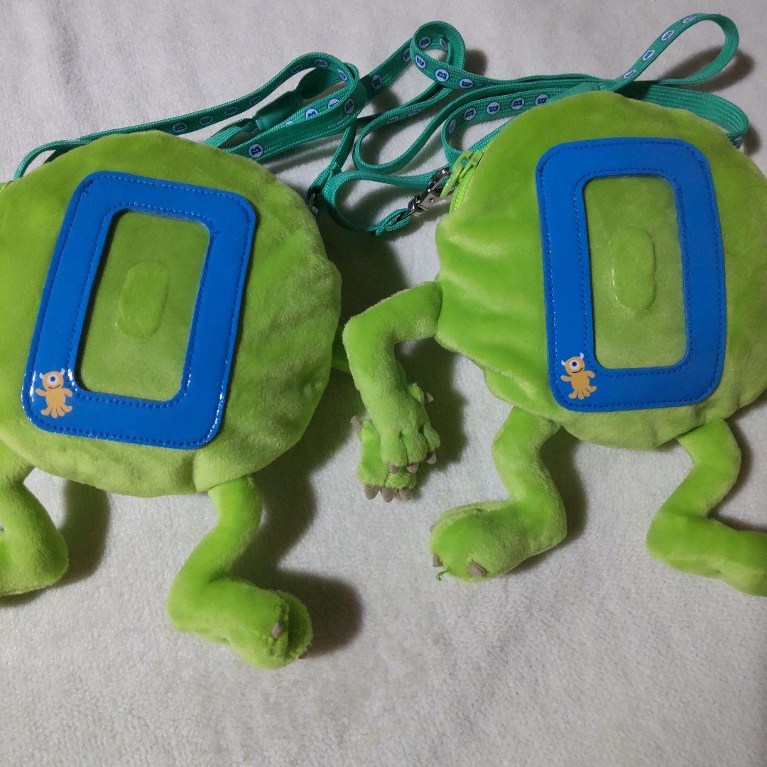 モンスターズインク　ファンキャップ&パスケース☆ディズニーランド　被り物