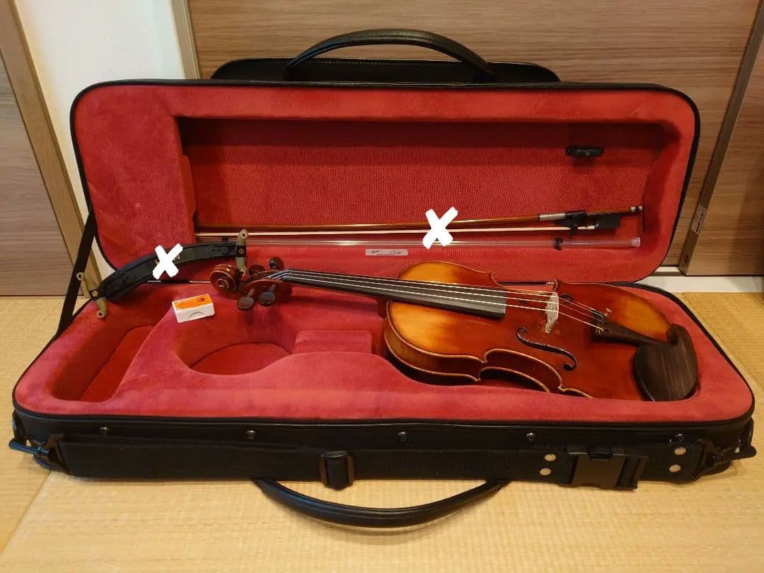 【中古良品】4/4サイズ チェコ製 オールド バイオリン セット