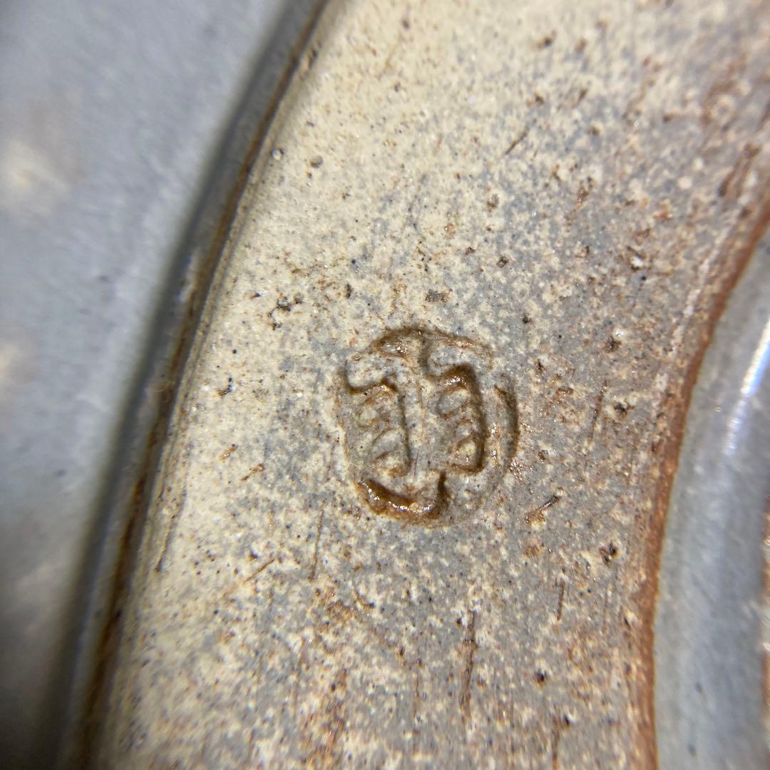 羽島焼 小河原勝康 大皿 幅約40センチ 皿 鉢 飾り皿 共箱