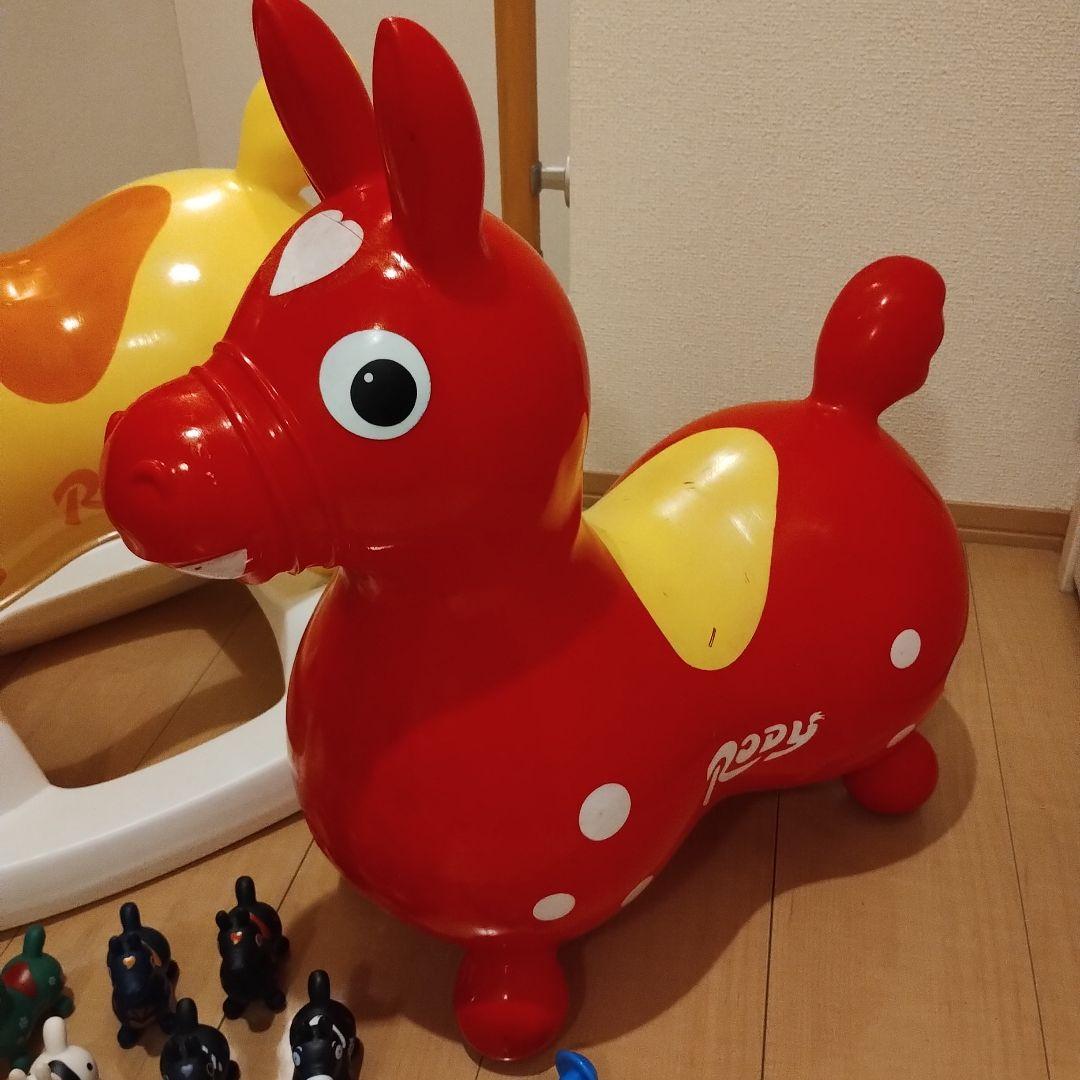 RODY ホッピング 大　中　小　超小合計27体　空気入れ　ロッキング台座付き