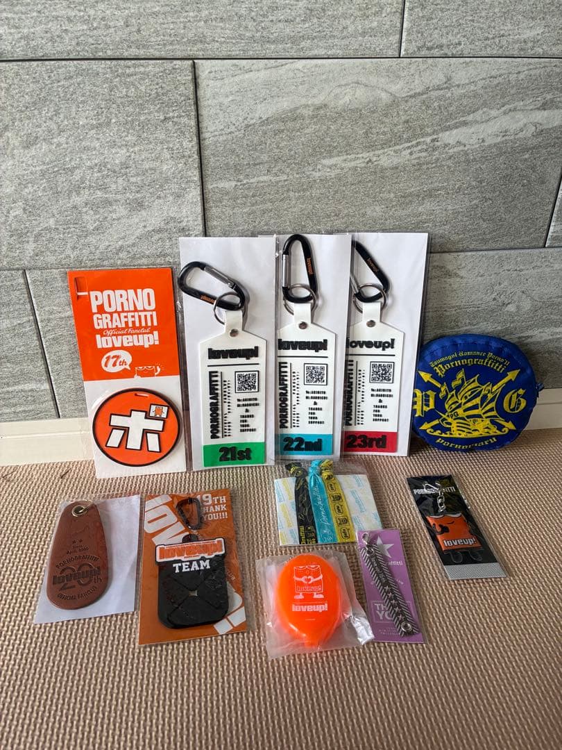 ポルノグラフィティ グッズ 会報 DVD キーホルダー エコバッグ 新品未開封