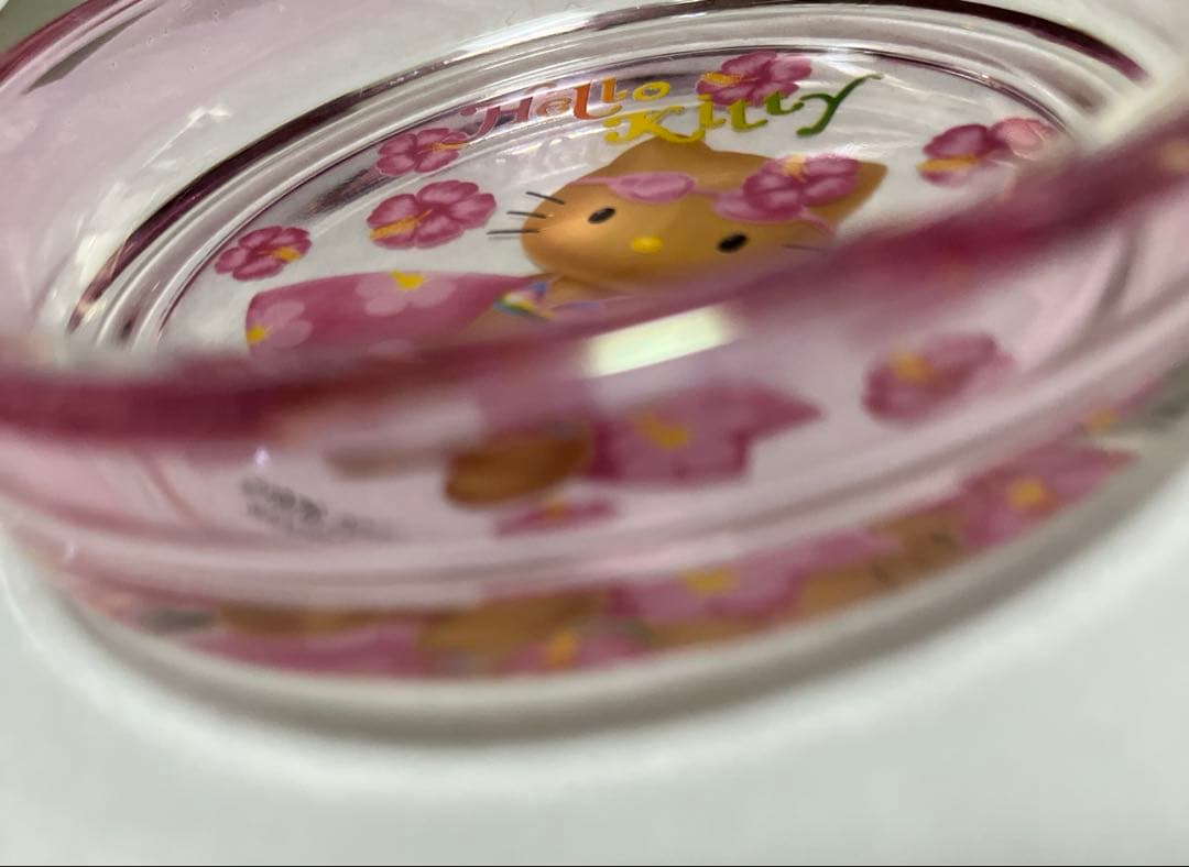 ハローキティ　ガングロ　ヒヤケ　小物入れ　陶器　2002 当時物　レア