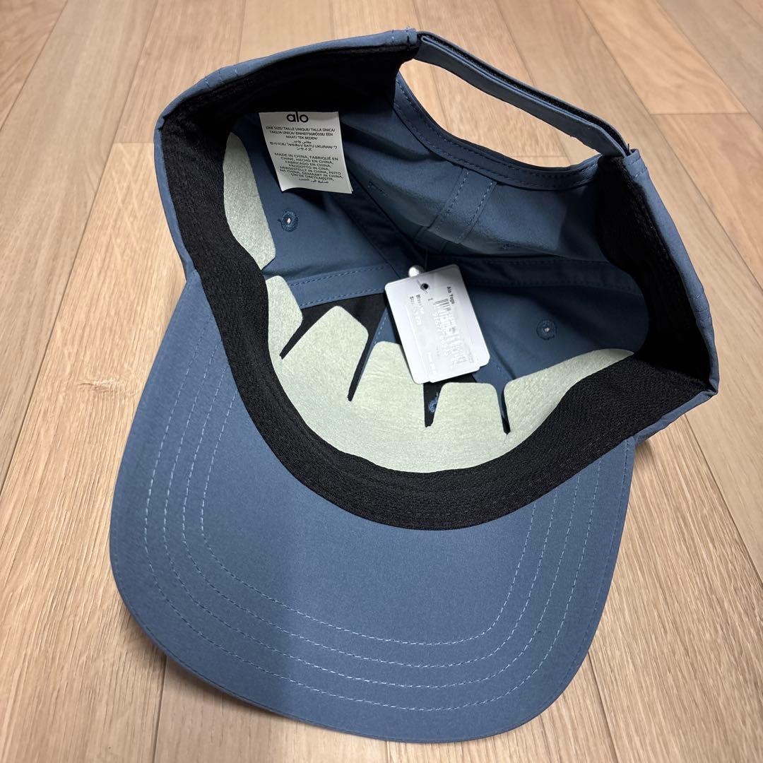 【新品未使用】alo ダークブルー キャップ