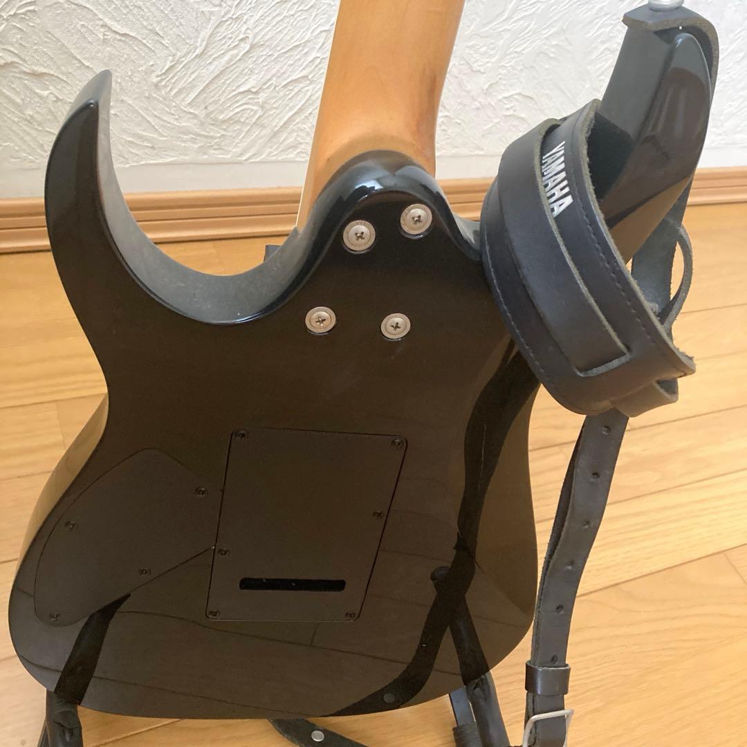 エレキギター　アイバニー　ブラック　スタンド、ショルダーストラップ付