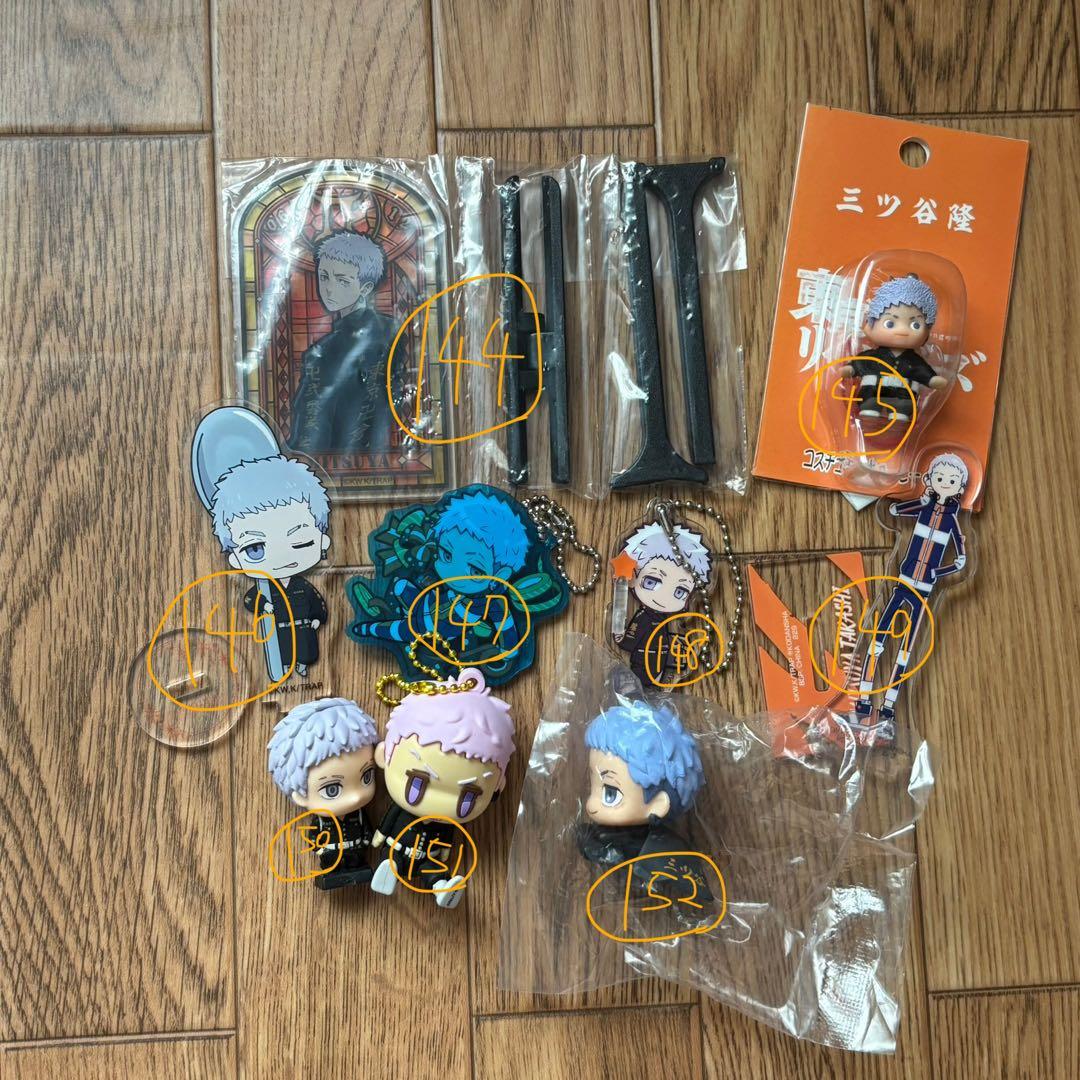 東京リベンジャーズ 三ツ谷隆 グッズセット(その他のキャラも少しあり)