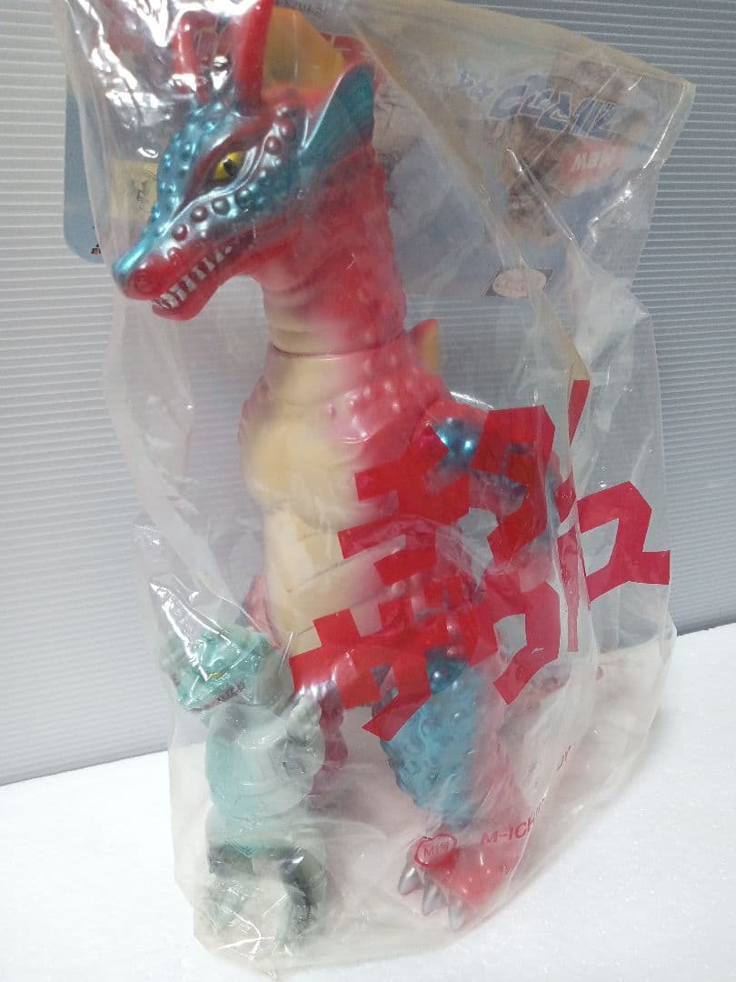 M1号 チタノザウルス 赤 ソフビフィギュア ミニメカゴジラ付属