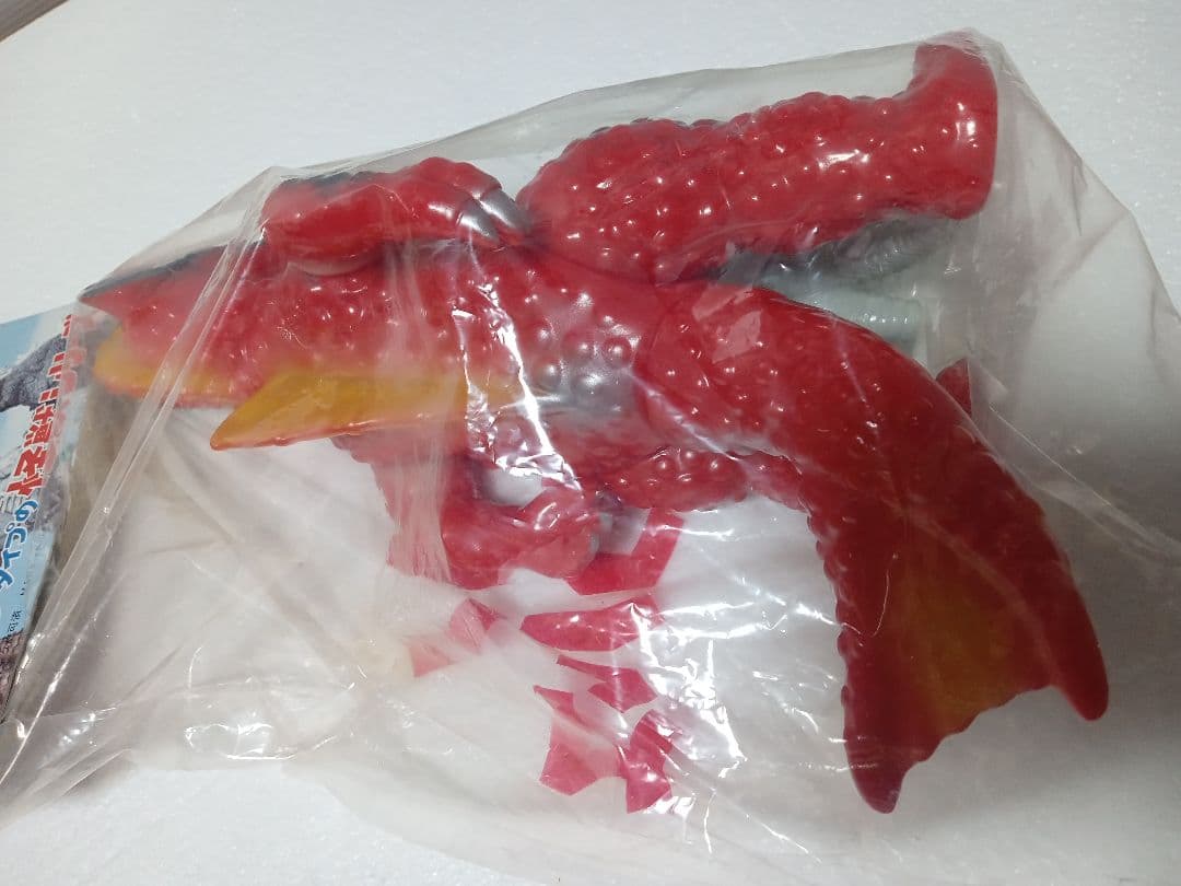 M1号 チタノザウルス 赤 ソフビフィギュア ミニメカゴジラ付属