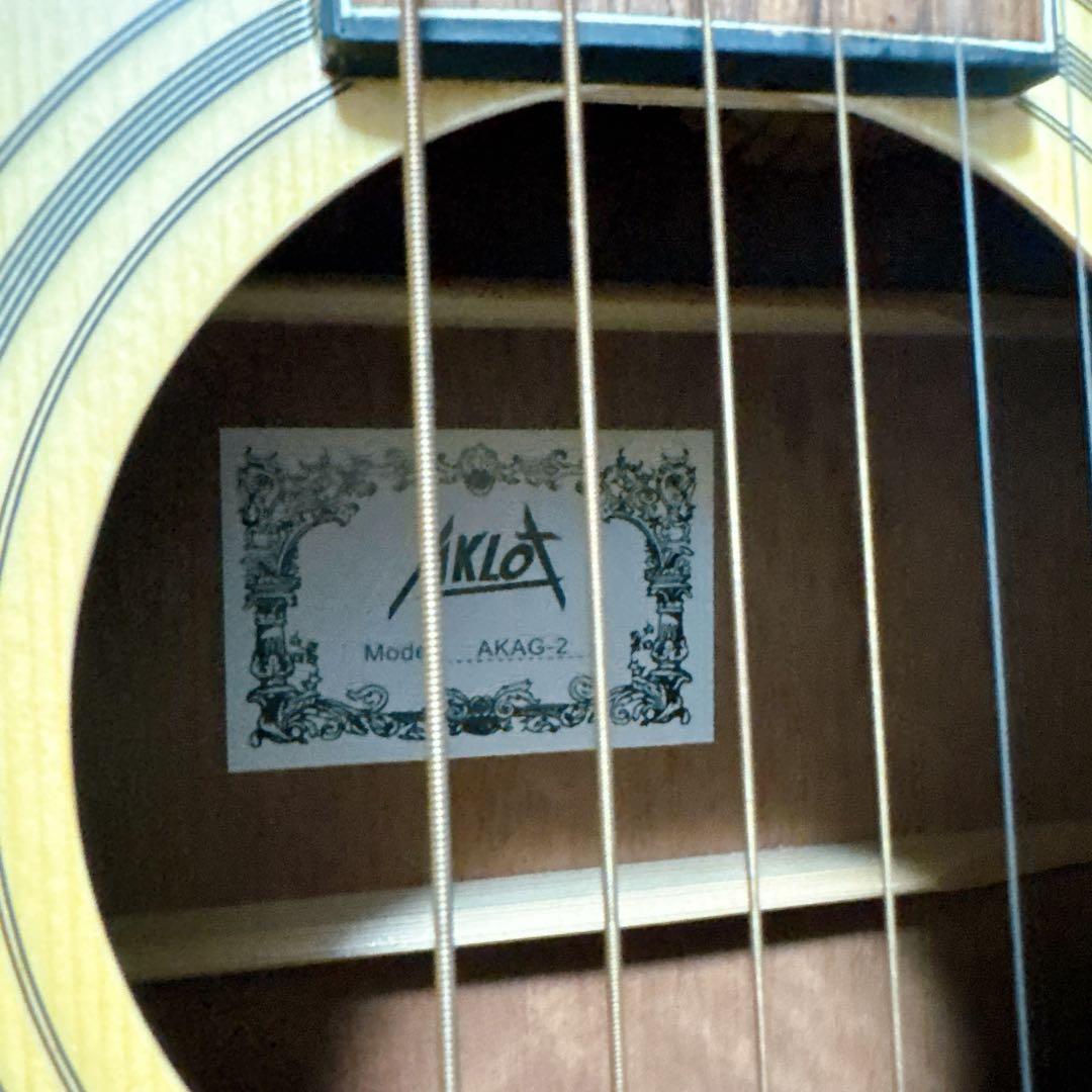 AKLOT AKAG-2 アコースティックギター EZ910 6弦　PC-1