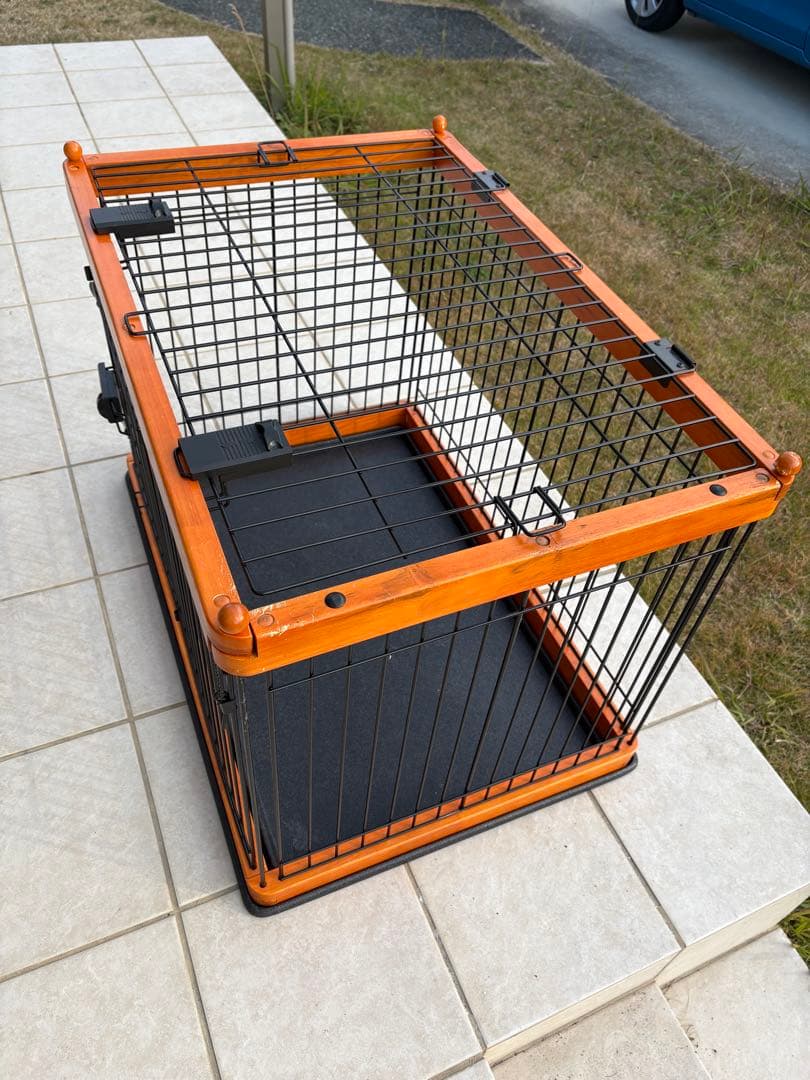 中型犬用ケージ 金属 プラスチック