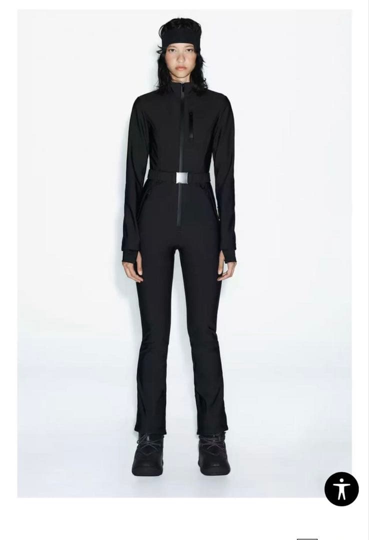 RECCO®テクノロジー スキーウェア ブラック