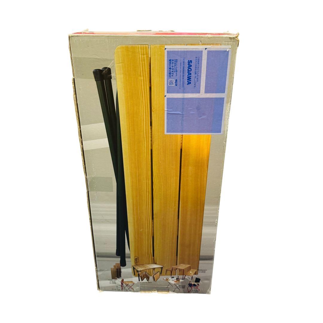 新品 CASTELMERLINO ハイ&ローキャンパーテーブル　80×60