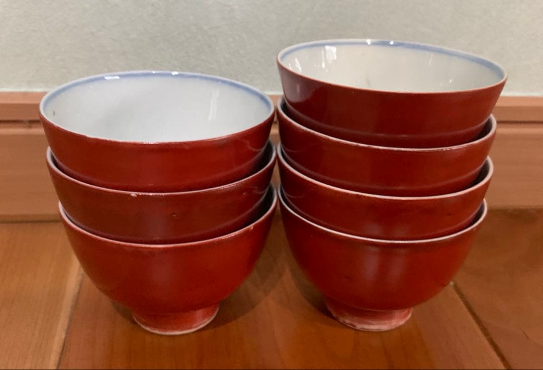 希少　初代　須田菁華　作　九谷焼　木米写　盧仝七碗　煎茶碗