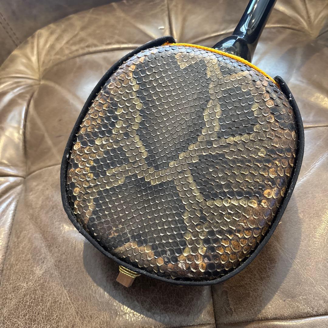 三線　本蛇皮　爪　音源機付き