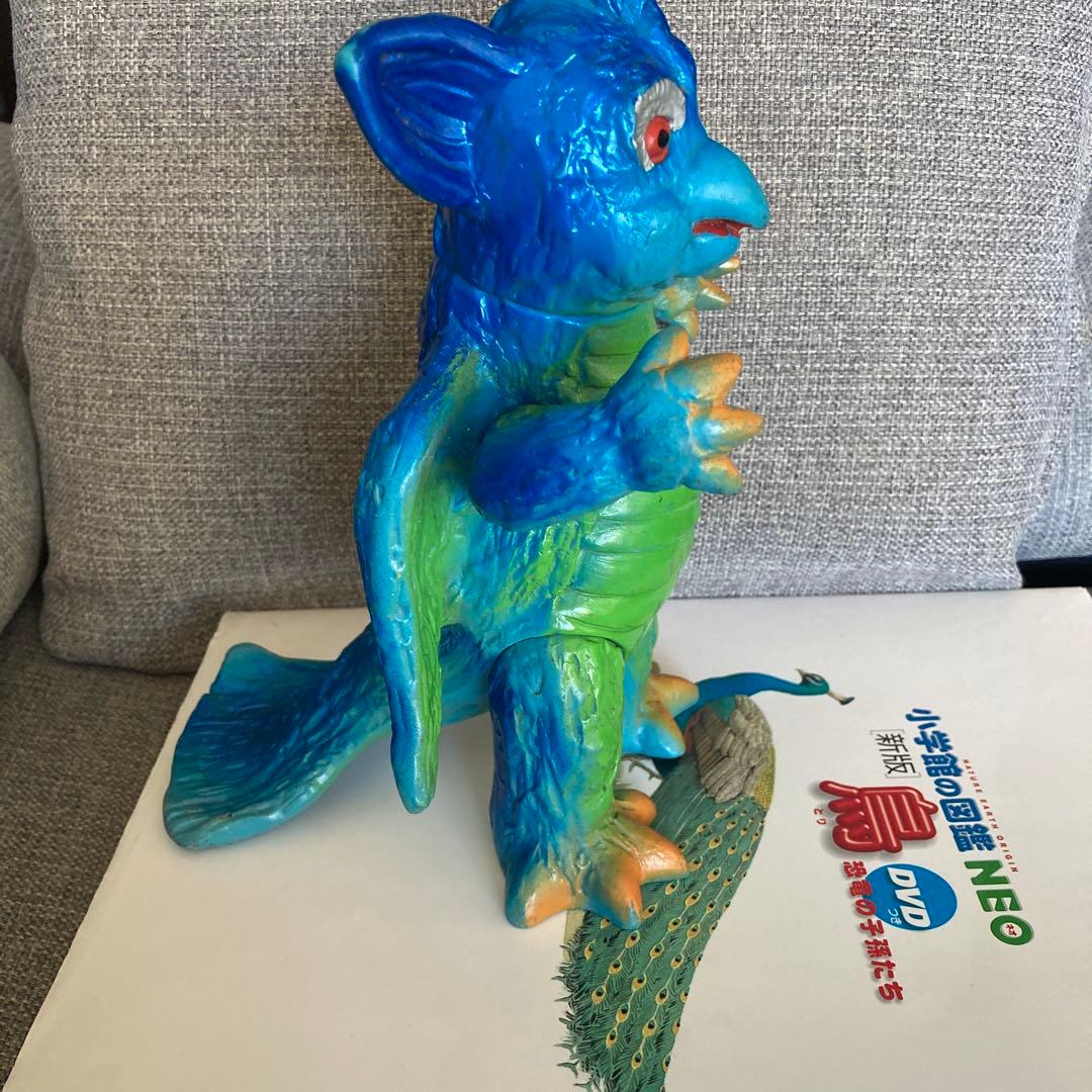 マルサン　ボンドラア　水色成型　ソフビ　昭和当時　当時物