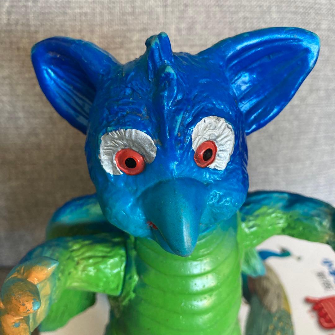 マルサン　ボンドラア　水色成型　ソフビ　昭和当時　当時物