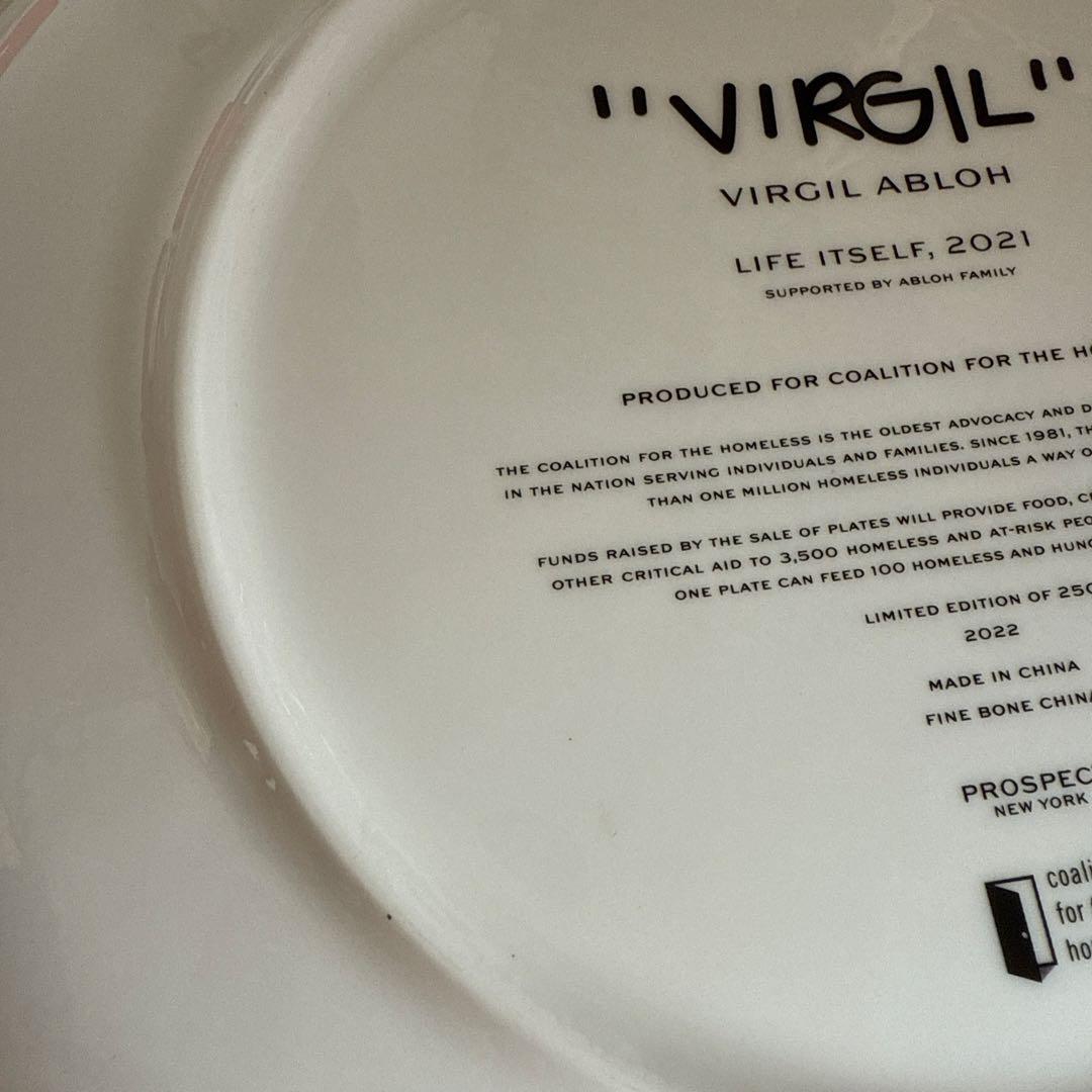 Virgil Abloh Plate ホワイト＆ブラック　世界限定250個❗️