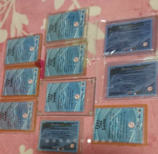 Fleer ヤンキース ジャージカード 10枚セット