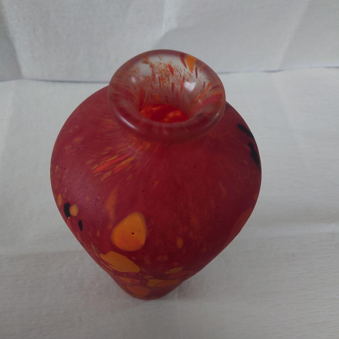 藤田喬平 手吹 ガラス花瓶