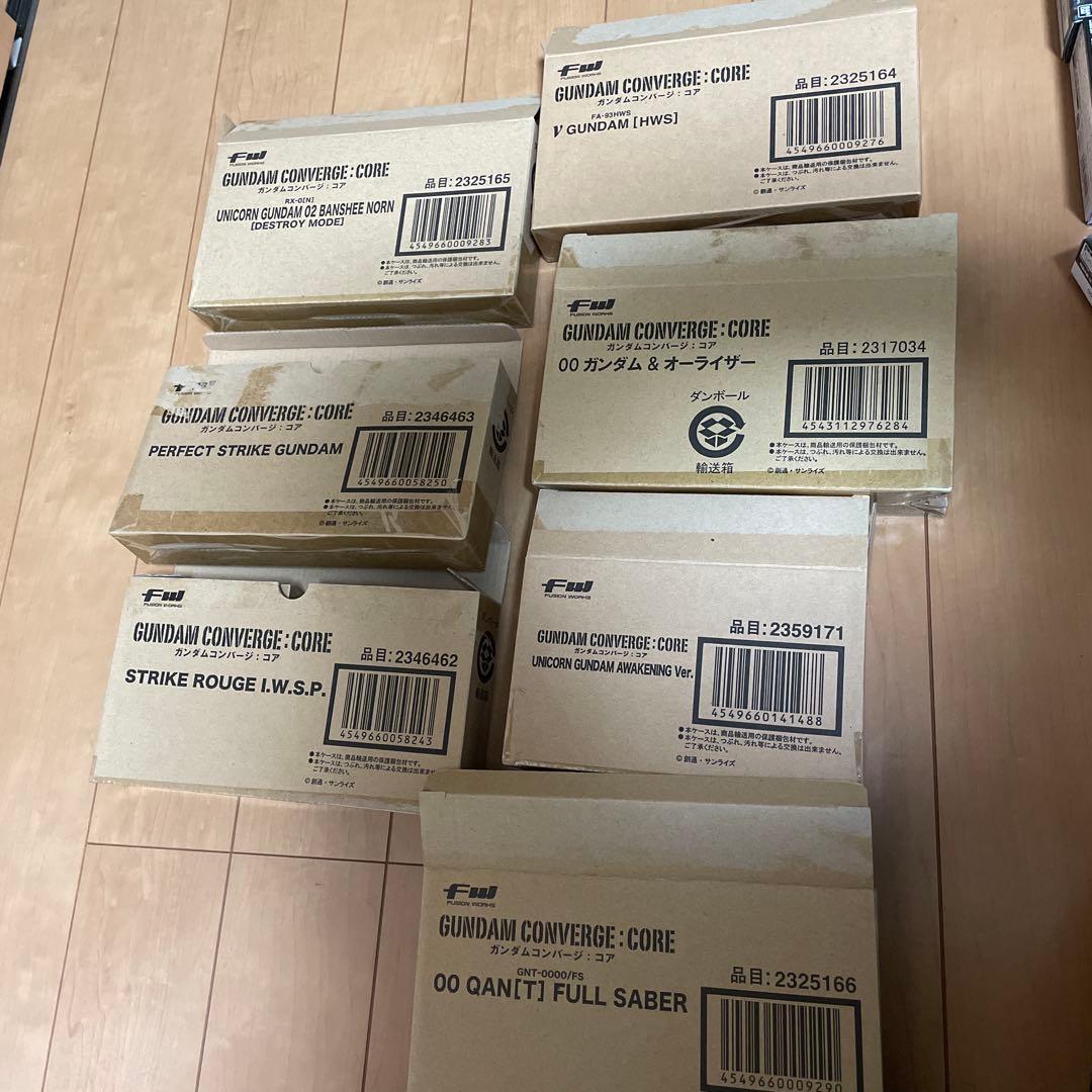 プレミアムバンダイ限定GUNDAM CONVERGE: CORE 7セット