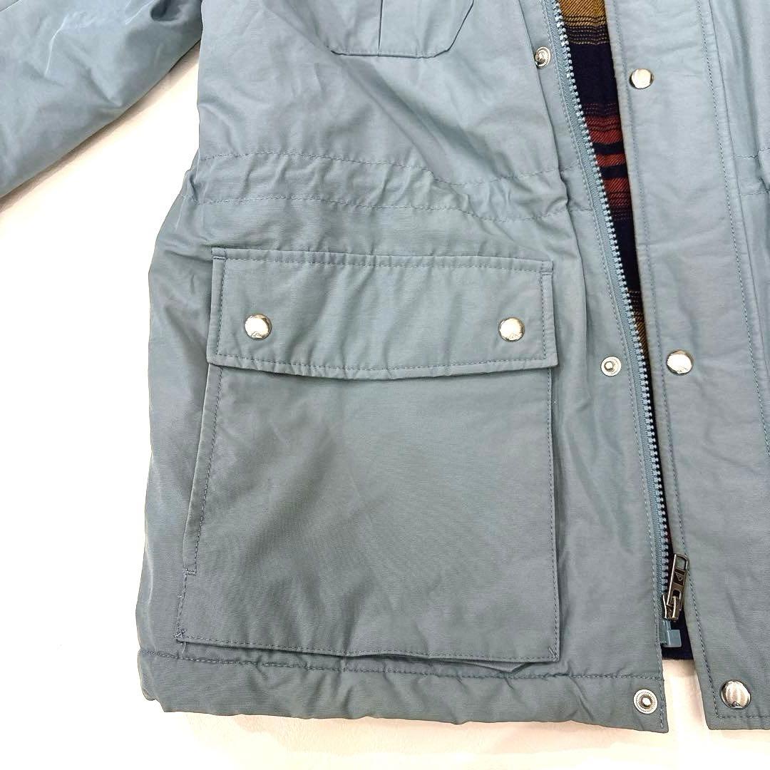 希少✨クイックシルバー（L）マウンテンパーカー スノボジャケット 裏地ボーダー