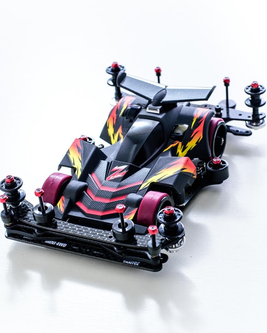 ミニ四駆完成品★ネオトライダガーZMC カーボンSP VZカスタム未走行