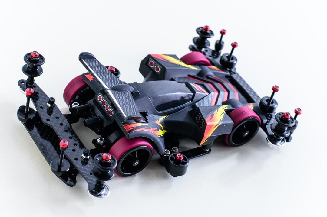 ミニ四駆完成品★ネオトライダガーZMC カーボンSP VZカスタム未走行