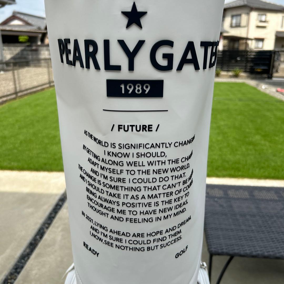 【超美品】パーリーゲイツ　PEARLY GATES　マットレザー　キャディバッグ