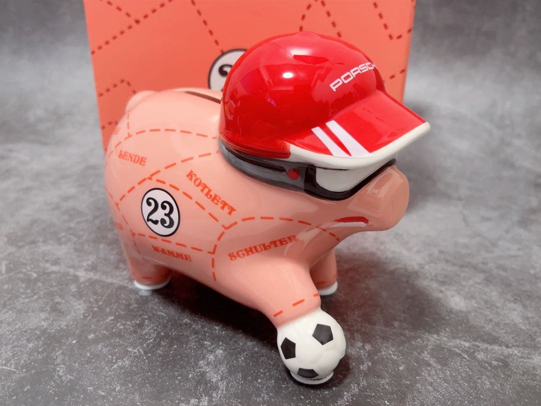 ポルシェ　ピンクピッグ　陶磁器　Porsche PINK PIG 貯金箱