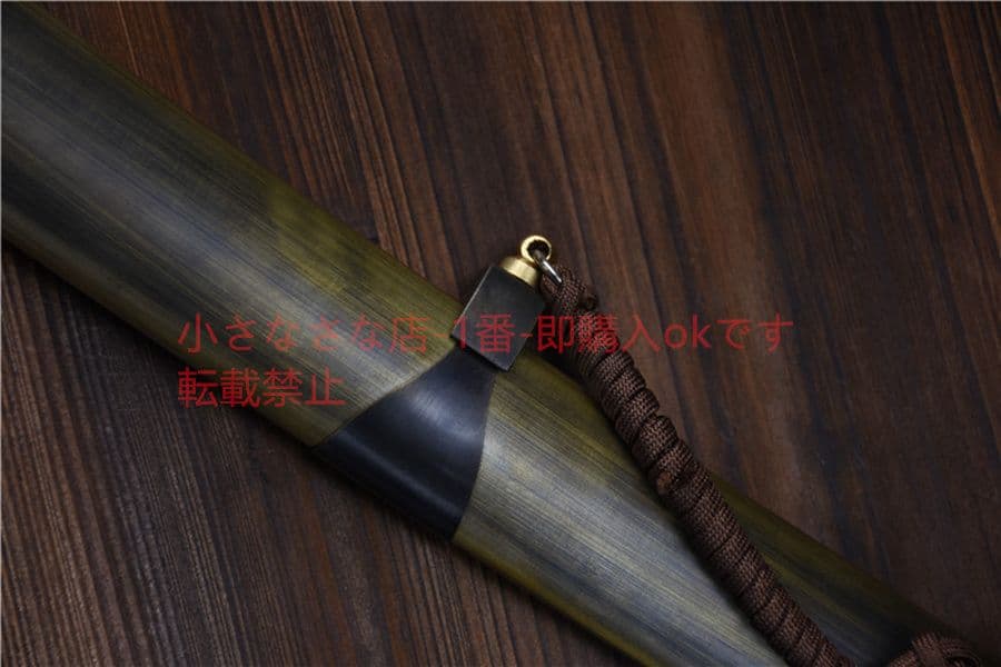 模様鋼 銅装 軍刀 武具　刀装具　日本刀　模造刀　居合刀