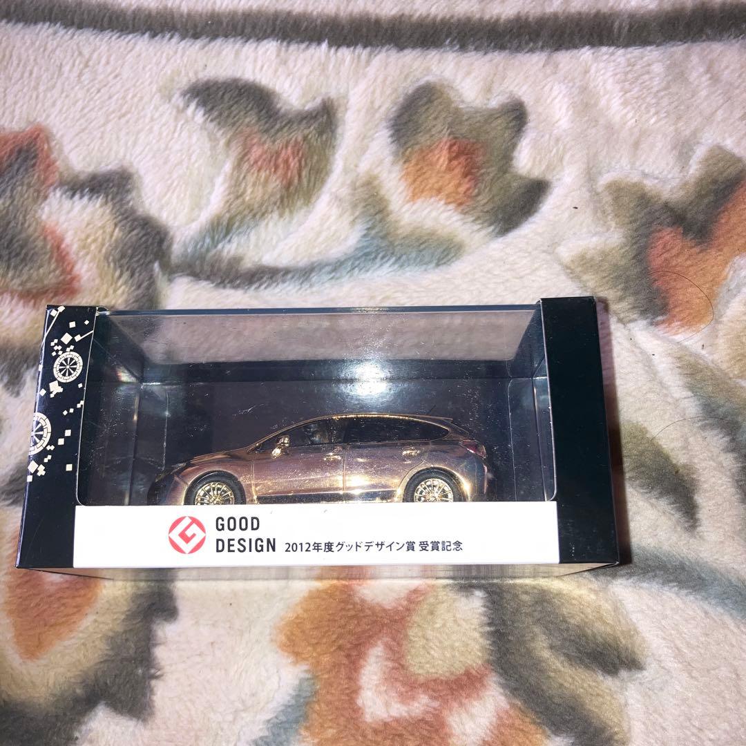 スバルインプレッサスポーツミニカー新品未開封レアゴールド色