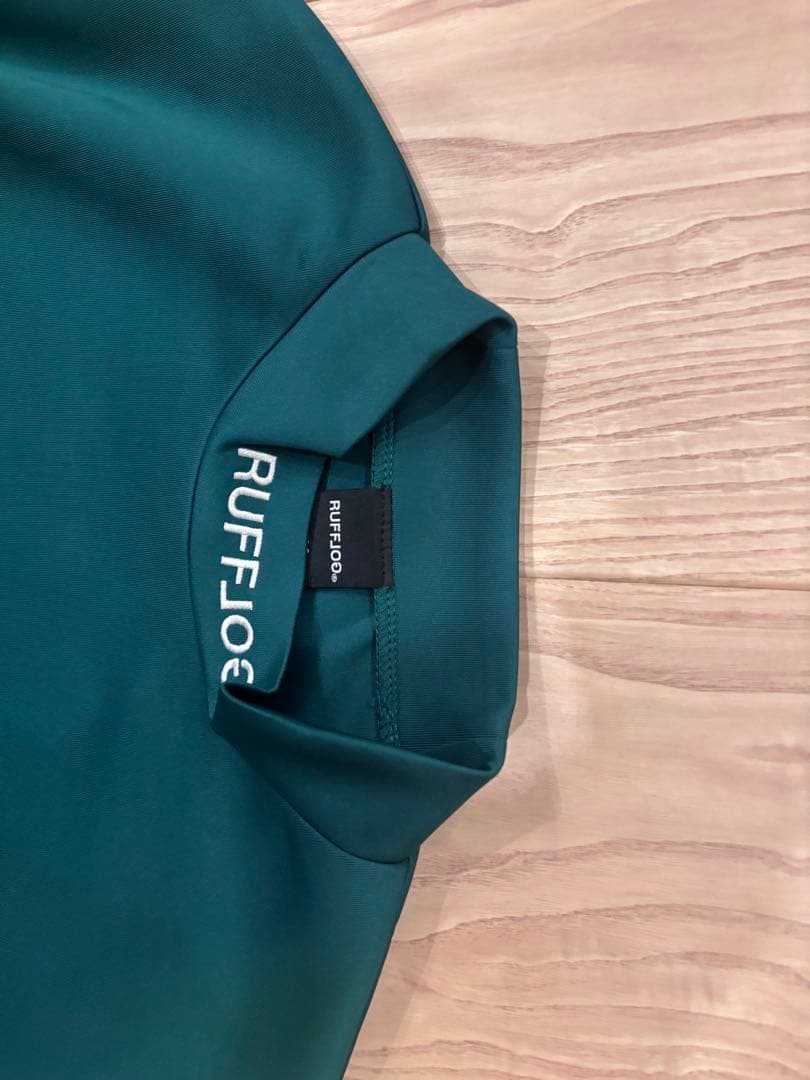 ラフロッグ　バックフレームロゴモックネックシャツ　新品