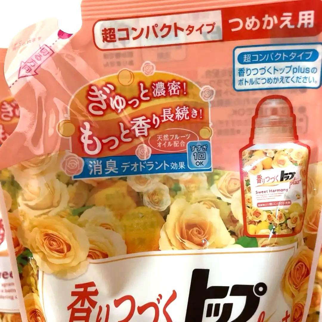 LION 香りつづくトッププラス スイートハーモニー 320g 詰め替え5パック