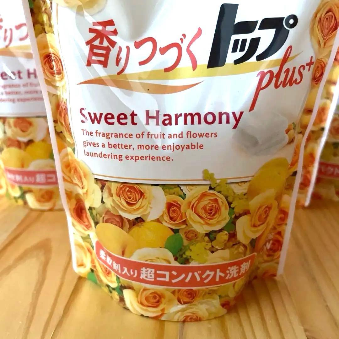 LION 香りつづくトッププラス スイートハーモニー 320g 詰め替え5パック