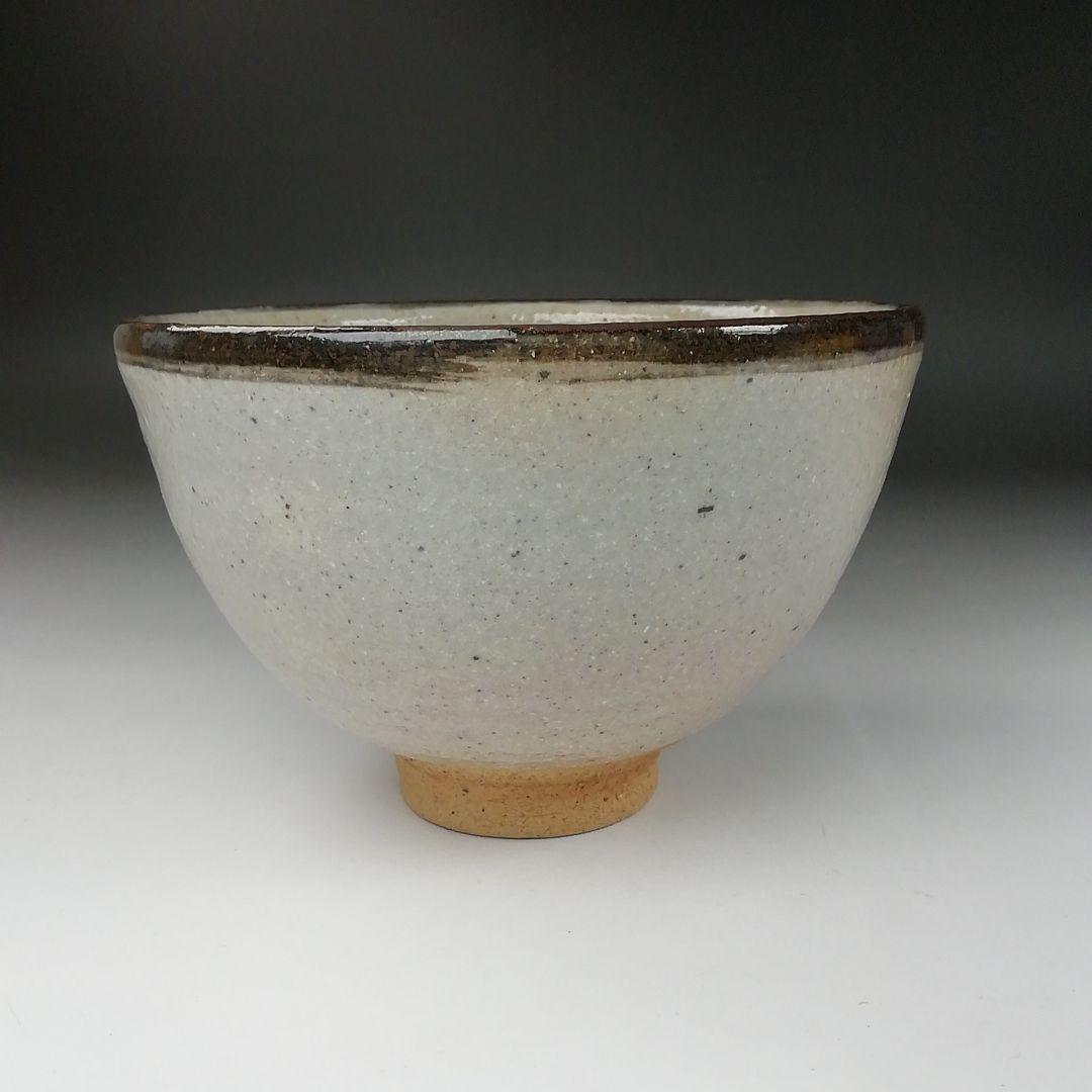 Ｔ３３５　茶碗　『唐津茶碗』『日在窯　鶴田豊己 作』　共箱　抹茶碗　茶道具