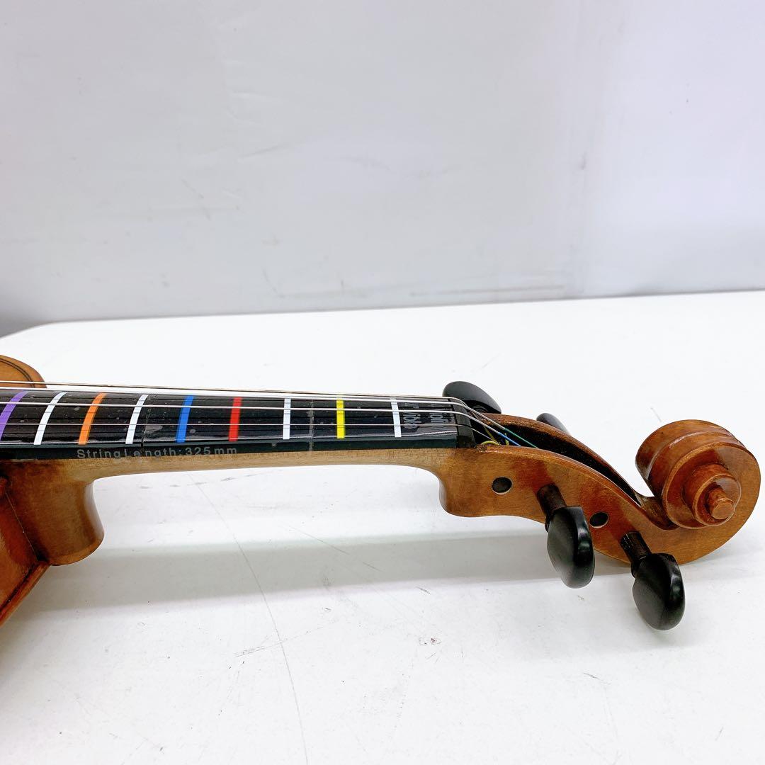 7B9 ニコロサンティNSN60S バイオリン 4/4 美品 弓 ケース 肩当付