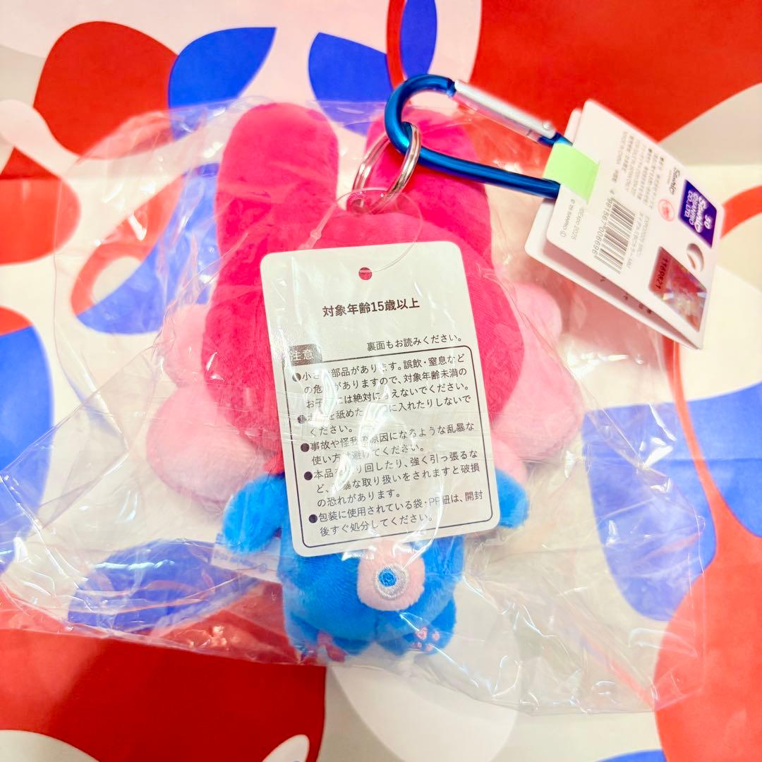 サンリオ　マイメロディ　ミャクミャク　カラビナ付き　マスコットキーホルダー