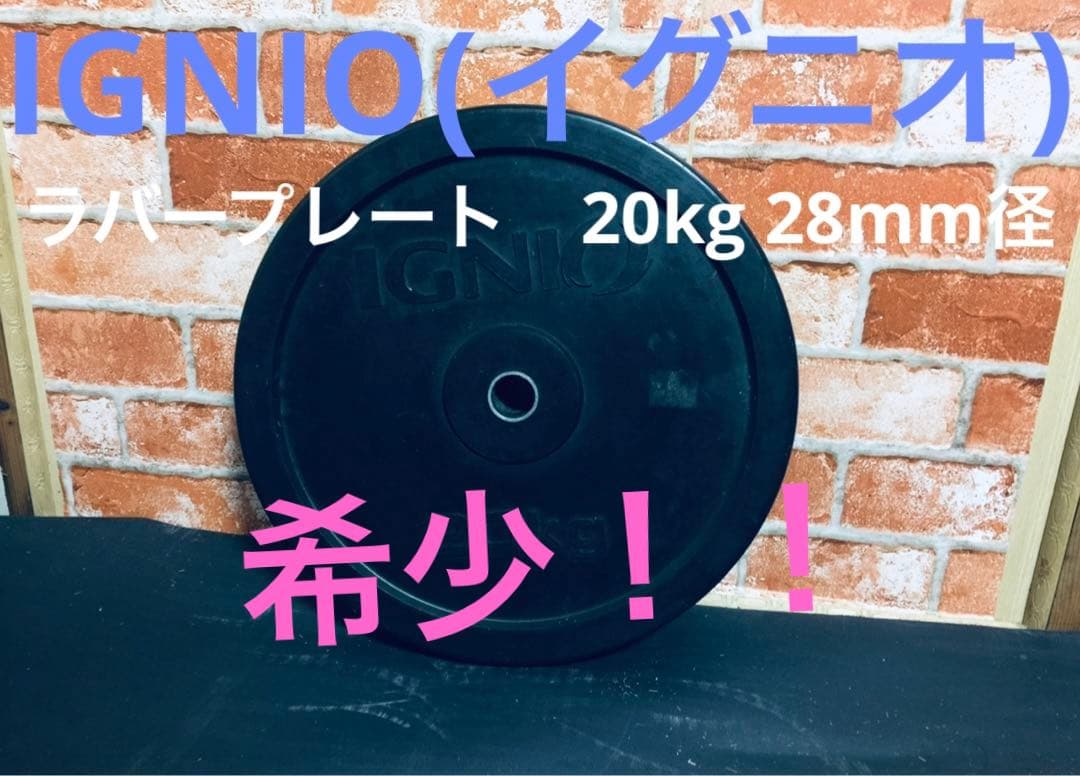 IGNIO(イグニオ)ラバープレート  20KG (1枚)穴径28mm ②