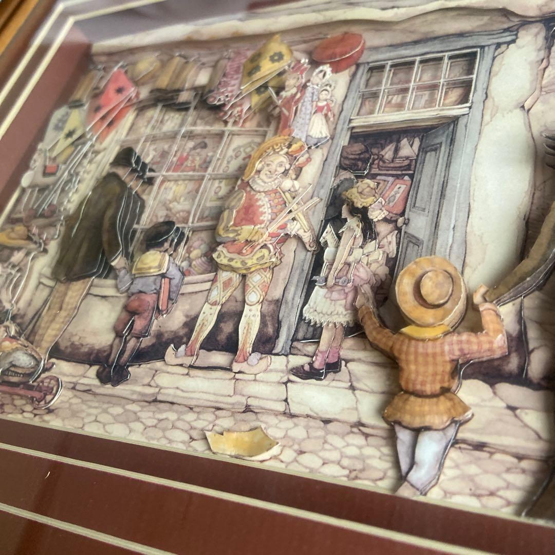 ローズマリー・バレー　デコパージュ　シャドウボックス　美品　英国製