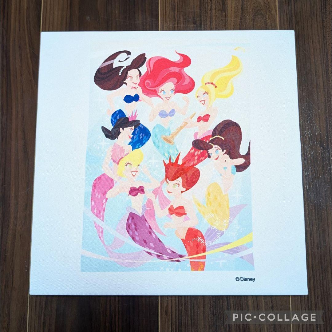 リトルマーメイド　シスター　アートボード　ディズニーストア限定　アリエル　壁掛け