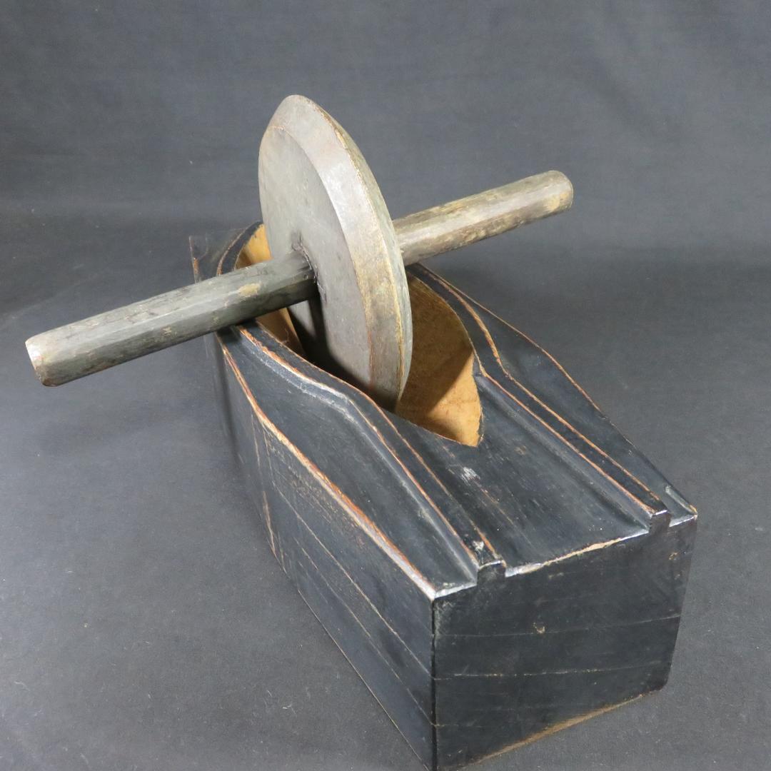 薬研 木製 古道具 明治 大正 江戸 和製アンティーク