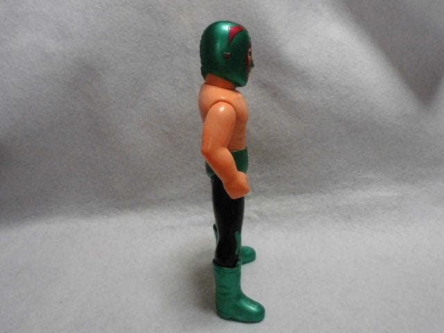 希少品　マルサン　ミル・マスカラス　ソフビフィギュア　本人サイン入り