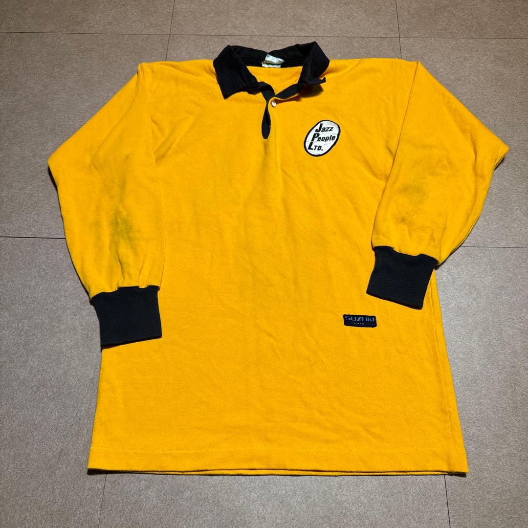 Suzuki ラガーシャツ　長袖　ユニフォーム　ラグビー　ビンテージ 80s
