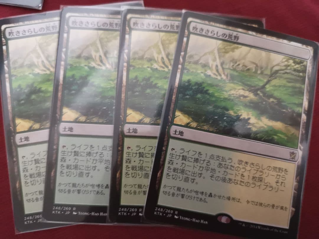 「タルキール覇王譚　フェッチランド」　各5種類×4 まとめ売り