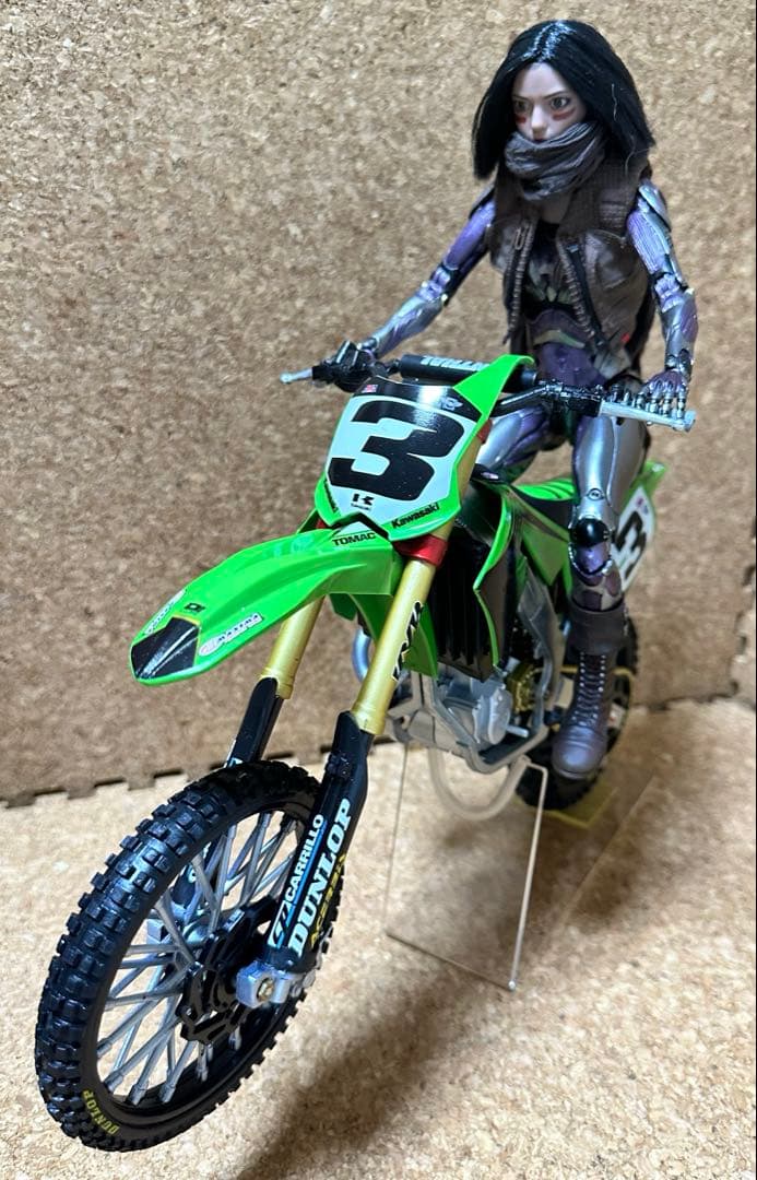 1/6 Kawasaki KX 450 モトクロスバイク