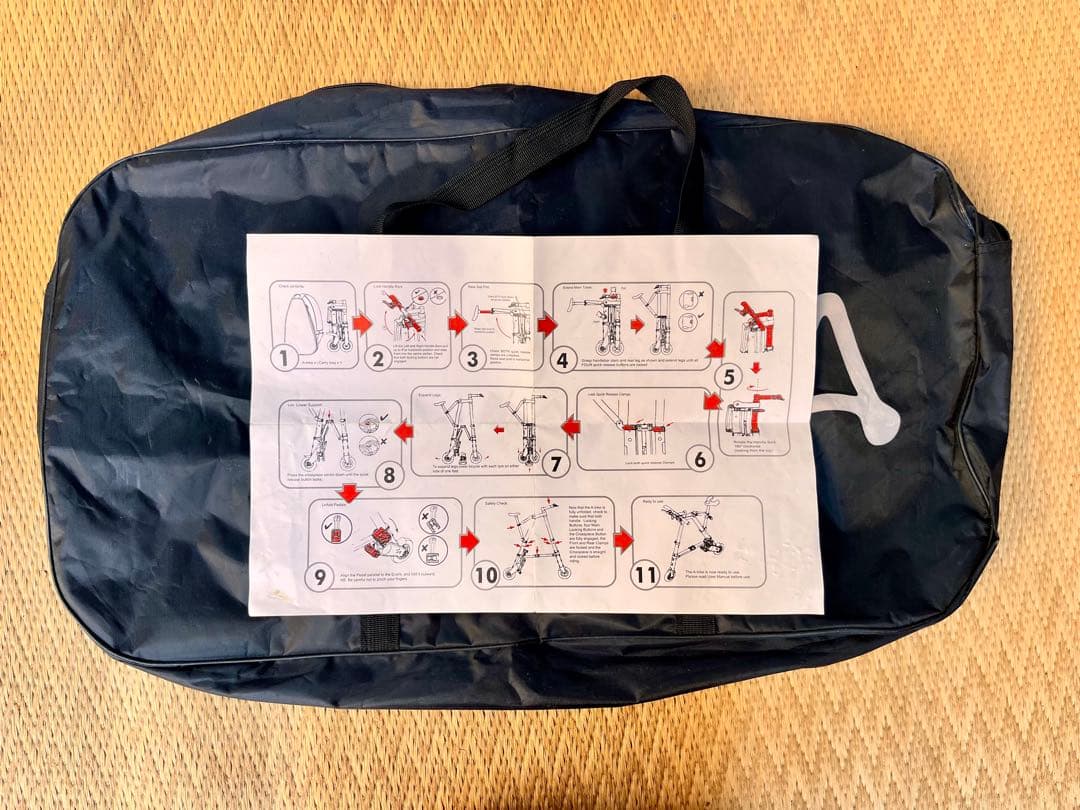 ③ A-bike 折り畳み自転車　8×11/4