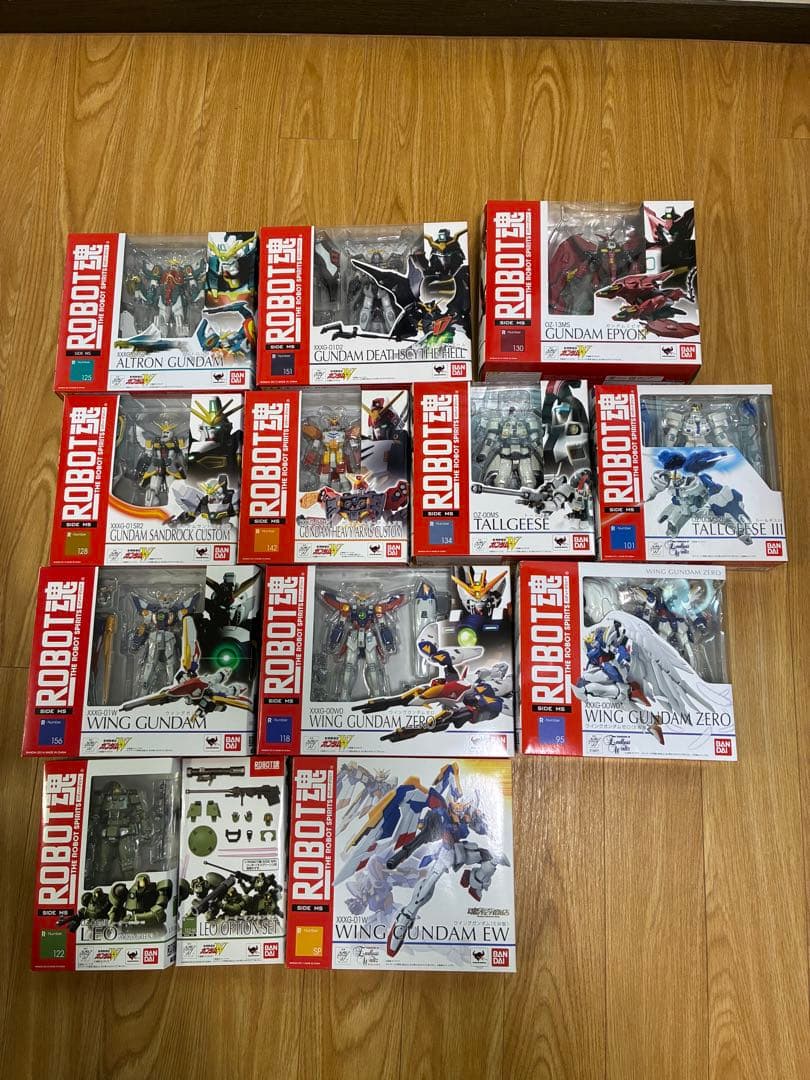 ROBOT魂 ガンダムWフィギュアセット13個まとめ売り