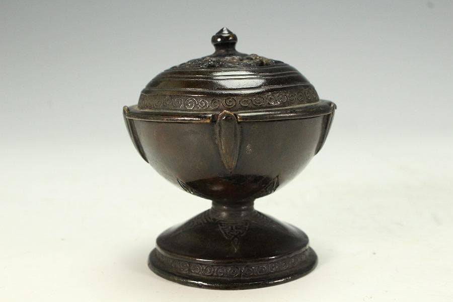 茶道具 唐物 古銅 蓋置(K-A825)