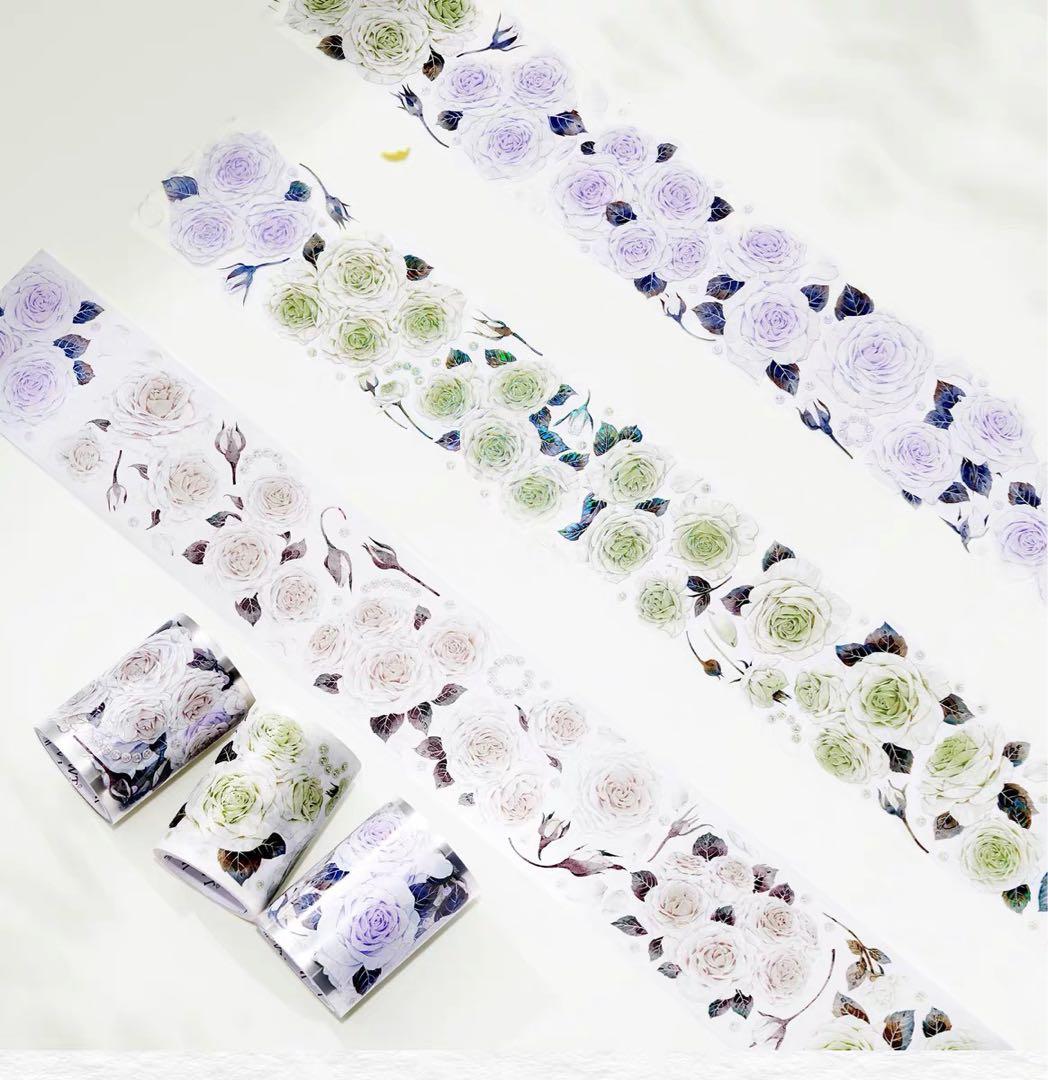 WT《花絮晚》海外マスキングテープ　マステ 【1400】