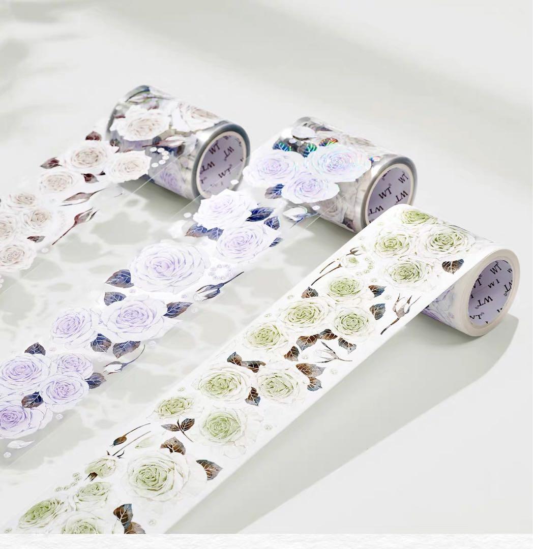 WT《花絮晚》海外マスキングテープ　マステ 【1400】