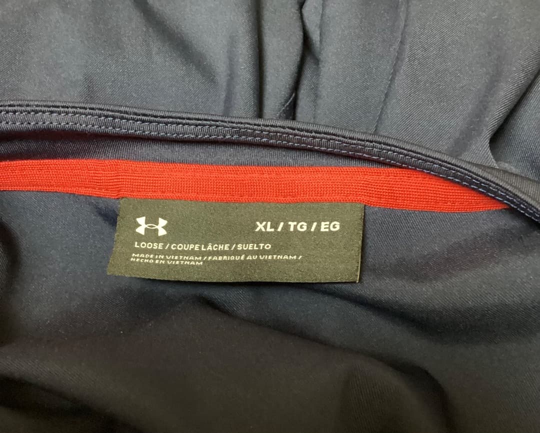 東海大相模ラグビー部　XL ヤッケ上下　ネイビー　アンダーアーマー　ピステ